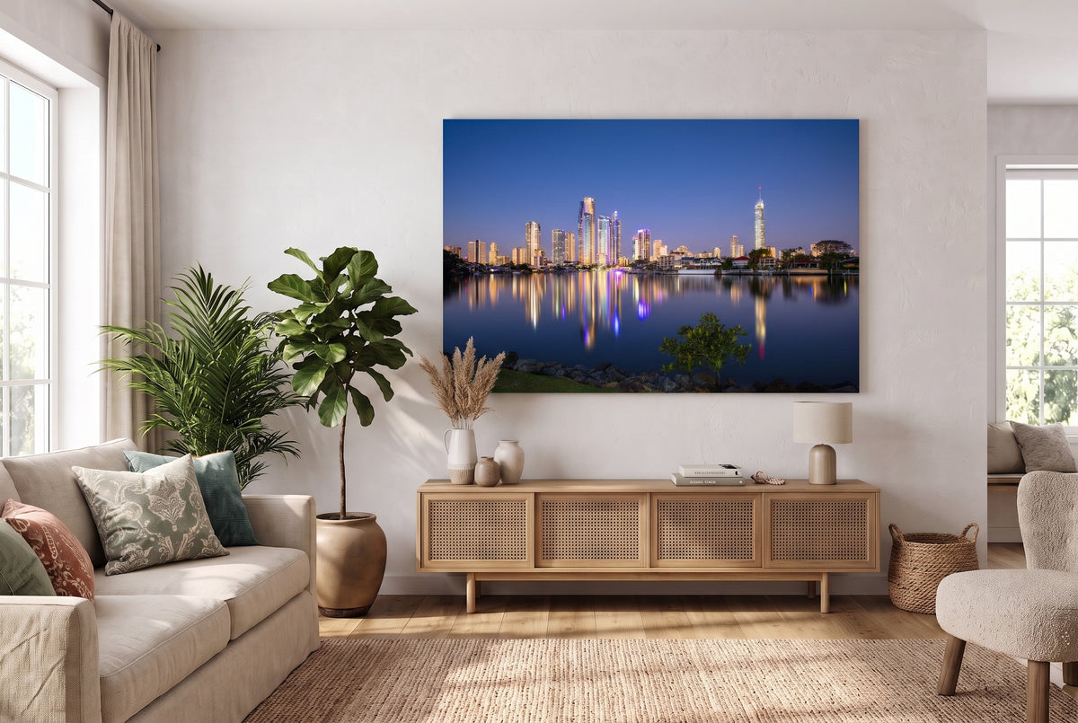 Sunset City Reflection
